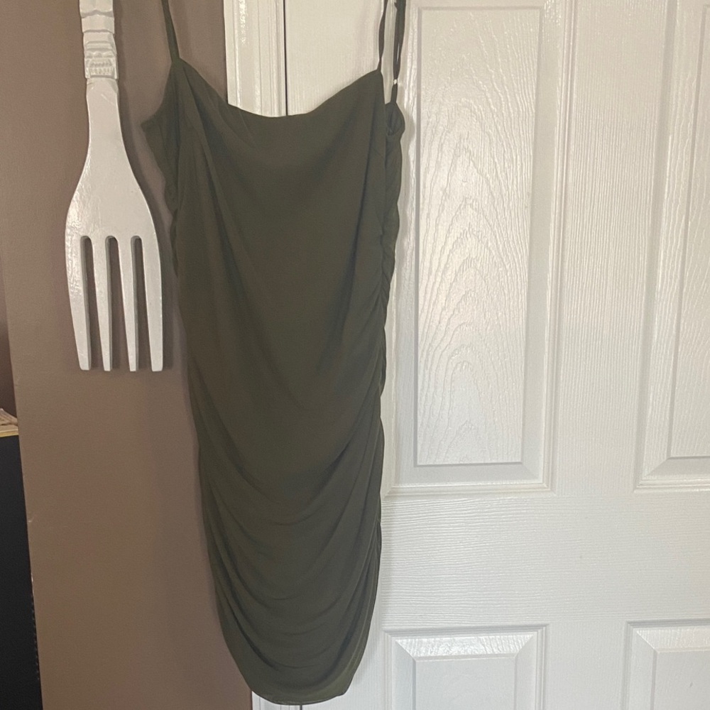Princess Polly Olive Mini Dress